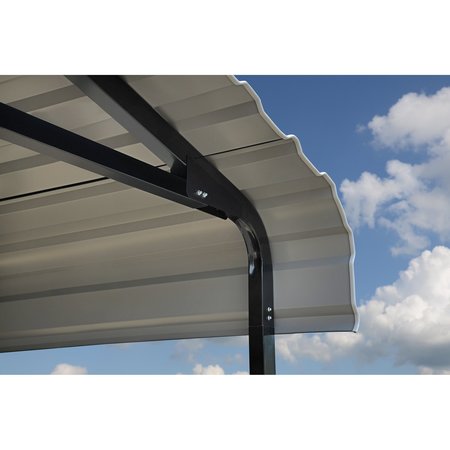 Arrow Storage Products Carport 20 ft. x 24 ft. x 9 ft. Eggshell CPH202409